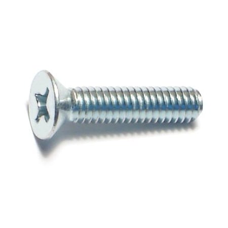 Midwest Fastener #8-32 x 3/4 in Phillips Flat Machine Screw, Zinc Plated Steel, 45 PK 77283